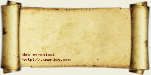 Anđelija Dinić vizit kartica